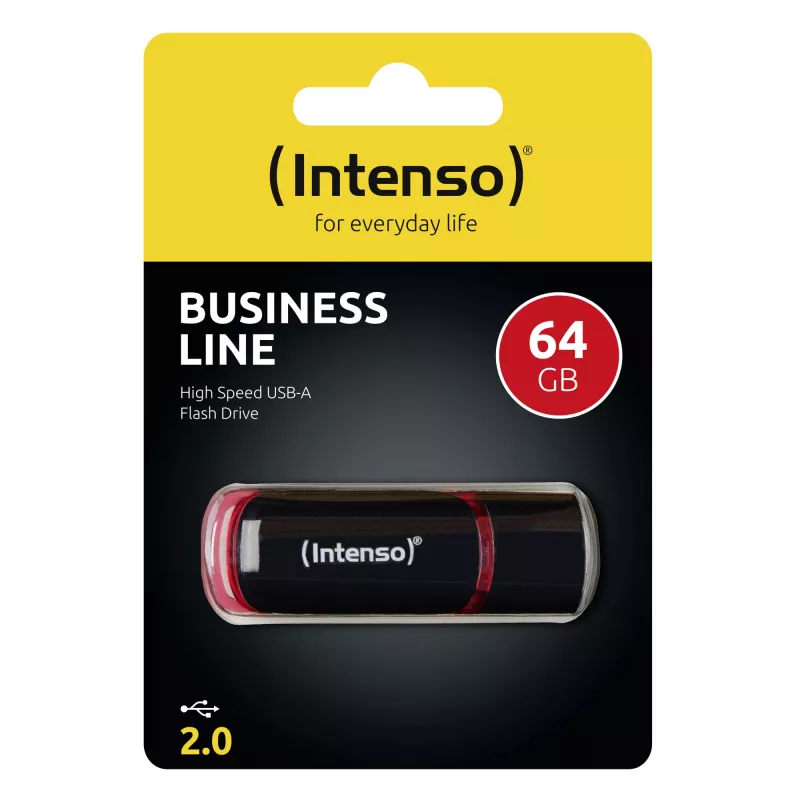 USB zibatmiņa Intenso 64GB USB Type-A 2.0 Melns Sarkans
