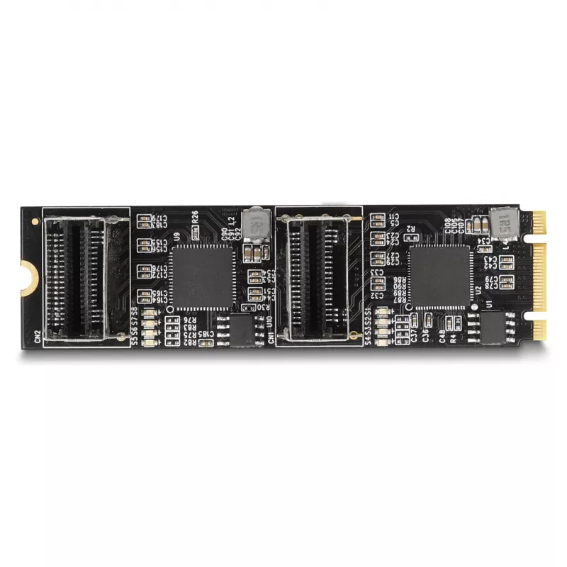 DeLOCK pārveidotājs M.2 2280 Key B+M vīrišķais uz 8 x SATA