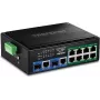Industriālais Gigabit Ethernet komutators TRENDnet TI-BG108 — 10‑portu, 400W PoE++
