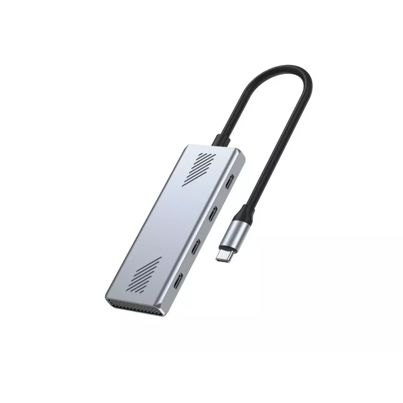 GEMBIRD USB-C 3.2 Gen 2 4 portu centrmezgls UHB-CM-U310-C4-01
