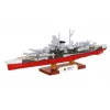 Konstruktors Cobi kaujas kuģis Tirpitz modelis ar 593 detaļām, mēroga un displeja funkcijas