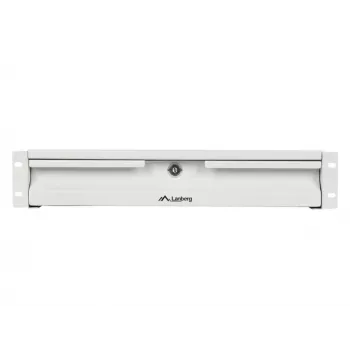 ATVILKTNE SKAPJIEM 19 2U 360MM PELĒKA LANBERG (2U/483X360MM, KRAVĀTĪBA LĪDZ 90KG, 4-PUNKTU MONTĀŽA)