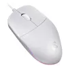Vadu pele DEFENDER AZORA MB-24 — piemērota abām rokām USB optiskā, 1200 DPI, 3 izšķirtspējas režīmi, balta, 109×86×34 mm