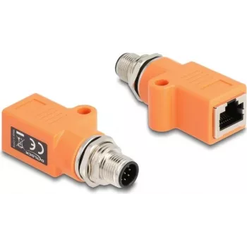 DeLOCK 60617 kabeļa savienotāja adapteris M12 RJ45 violets