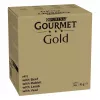 Mitrā kaķu barība Purina Nestlé GOURMET Gold Mus Mix — 96 x 85 g, 4 garšas, pieauguši kaķi, 77,5% mitrums