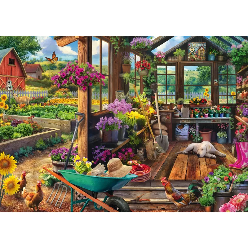 Jeff Haynie: Gartenhaus, Puzzle 1000 gab.