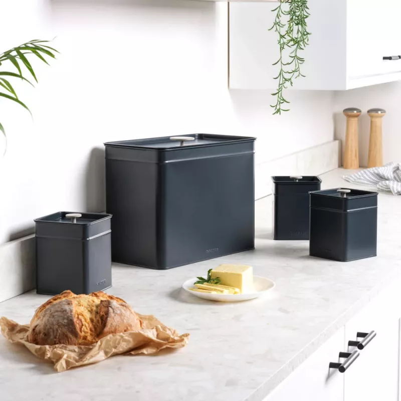 Virtuves uzglabāšanas trauku komplekts Salter BW126131EU7 4-daļīgs hermētisks metāla un plastmasas trauciņi