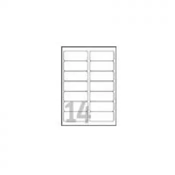 Avery Zweckform Avery - Balta - 99,1 x 38,1 mm 1400 uzlīmju (100 loksnes x 14)