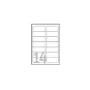 Avery Zweckform Avery - Balta - 99,1 x 38,1 mm 1400 uzlīmju (100 loksnes x 14)