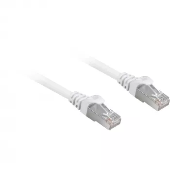 komutācijas kabelis RJ45 Cat.6a SFTP (Balts, 25 cm, LSOH (bez halogēna))