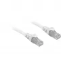 komutācijas kabelis RJ45 Cat.6a SFTP (Balts, 25 cm, LSOH (bez halogēna))