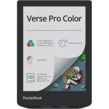 PocketBook Verse Pro Color e-grāmatu lasītājs 6 E Ink Kaleido 3 16 GB Wi-Fi Stormy Sea (PB634K3-1-WW)