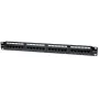 Intellinet ielāpu panelis, Cat5e, UTP, 24 pieslēgvietas, 1U, melns, IEEE 802.3, IEEE 802.3ab, IEEE 802.3u, 10/100/1000Base-T(X), Gigabit Ethernet, RJ-45, zelta, Cat5e