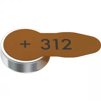 Vienreizēja baterija Varta 312 PR41 Cinka-Gaiss 3,45 mm 7,8 mm 0,5 g