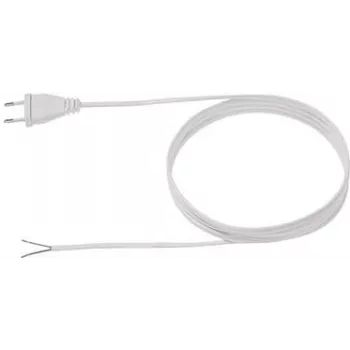 Strāvas kabelis Bachmann 202.184 H03VVH2-F 2x0,75 mm², elastīgs tīkla vads