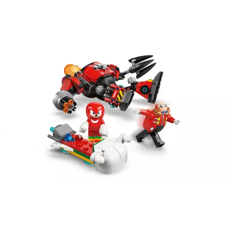 LEGO konstruktora komplekts Sonic the Hedgehog 77005 Knuckles vs Dr Eggman Egg Crusher Mech, 350 gab., vecums 8+