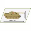 Būvēšanas komplekts Cobi Tiger I 131 — 144 gabali, ieteicamais vecums 6+, zaļš