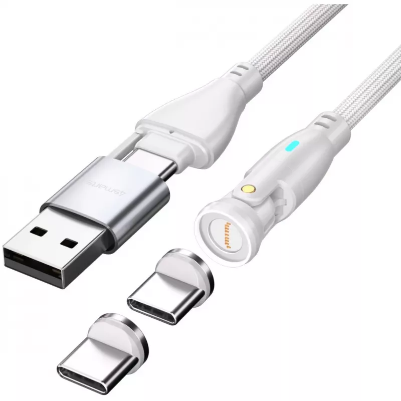 USB kabelis 4smarts 541236 USB 2.0 1.8 m USB C Balts