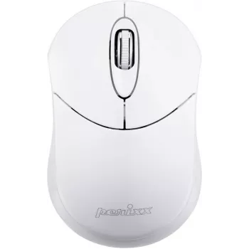 Perixx PERIMICE-802W, Bluetooth pele datoram un planšetdatoram, bezvadu, balta