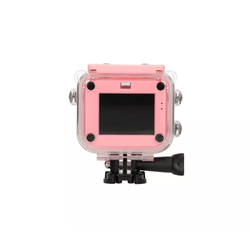Bērnu digitālā sporta kamera Extralink H18 rozā - IP68, 1080p, 2 collu ekrāns