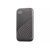 Ārējais SSD | WESTERN DIGITAL | My Passport | 1TB | USB-C | Rakstīšanas ātrums 1000 MB/s | Lasīšanas ātrums 1050 MB/s | WDBAGF0010BGY-WESN