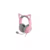 Vadu austiņas, kas novietojamas uz auss Razer RZ04-04730200-R3M1 — cirkumaurālas, 1,3 m kabelis, 353 g, rozā