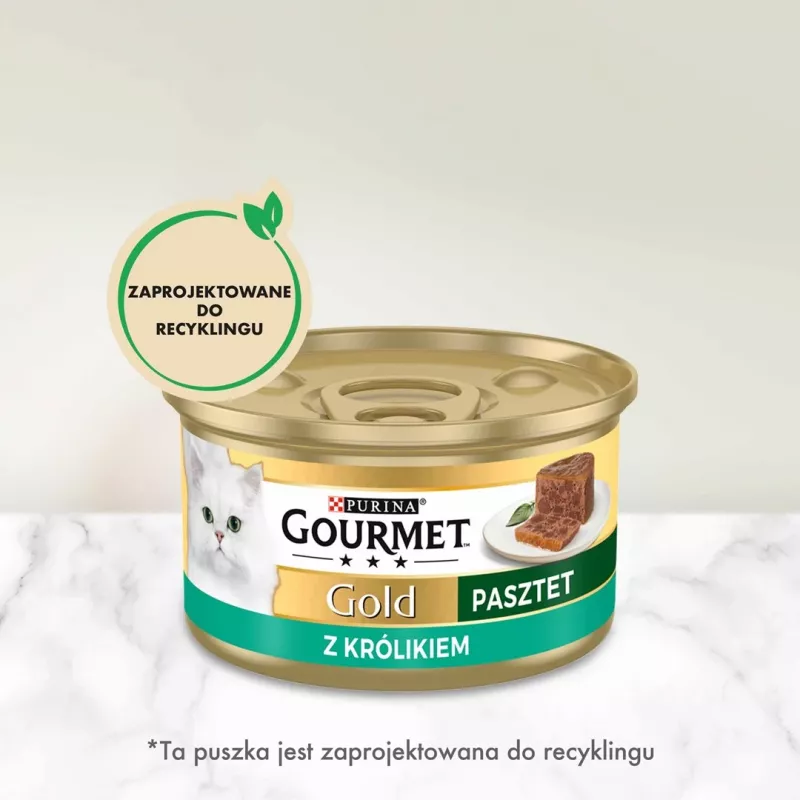 Mitrā kaķu barība Gourmet pastēte ar truša gaļu 85 g