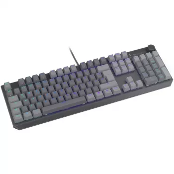 Thock V2, spēļu tastatūra pelēka, DE-izkārtojums, ENDORFY Red