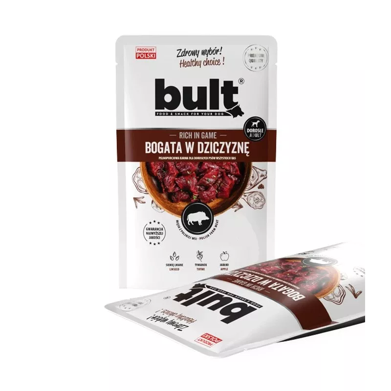 BULT bagāts ar medījumu - mitrā suņu barība - 100g