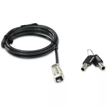 DICOTA BASE XX klēpjdatora bloķēšanas ķīlis, kabeļa slēdzene, antracīta, 1,5 m