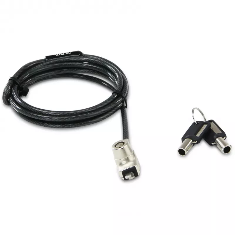 DICOTA BASE XX klēpjdatora bloķēšanas ķīlis, kabeļa slēdzene, antracīta, 1,5 m