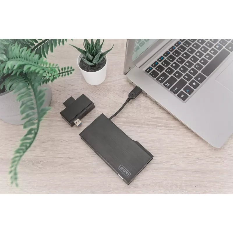 Digitus Universālā dokstacija, USB 3.0, Ceļojumiem