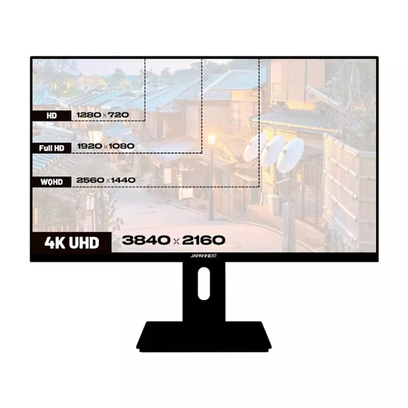 JAPANNEXT JN-IPS270UHD60F 16:9 HDMI/DP UHD - Plakanā ekrāna monitors (TFT/LCD)
