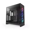 PC korpuss NZXT H9 Flow RGB Midi Tower Melns