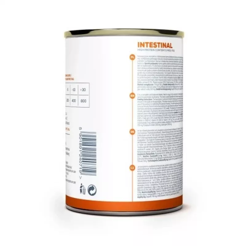 Slapjā suņu barība VETEXPERT Veterinary Diet Intestinal 400 g, mājputnu, bez graudaugiem, atveseļošanai pēc gremošanas trakta operācijas