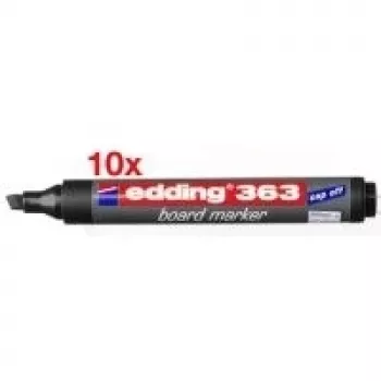 Marker Edding 363 Chisel tip Melns
