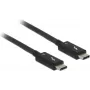USB kabelis DeLOCK 84846 USB 3.2 Gen 2 1,5m USB C Melns