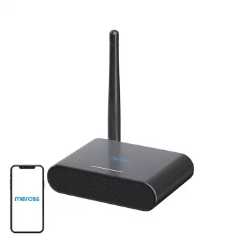 Viedais garāžas durvju slēdzis Meross MSG200HK (HomeKit) — Wi‑Fi HomeKit saderīgs kontrolieris garāžas atvērējiem