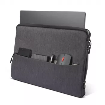 Lenovo GX40Z50942 portatīvā datora futrālis 39,6 cm (15,6 collas) Uzmavas futrālis Pelēks