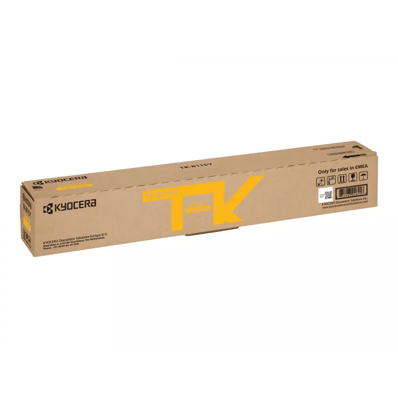 KYOCERA TK-8115Y tonera kasetne 1 gab. oriģināla dzeltena