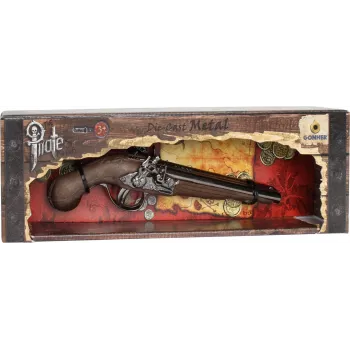 Rotaļu metāla pirātu pistole Pulio modelis 15541/0 ar reālistisku dizainu
