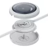 Ātrās uzlādes kabelis 3in1 Baseus Free2Draw USB-C uz USB-C/Lightning/Micro 100W, 1,1m (balts)