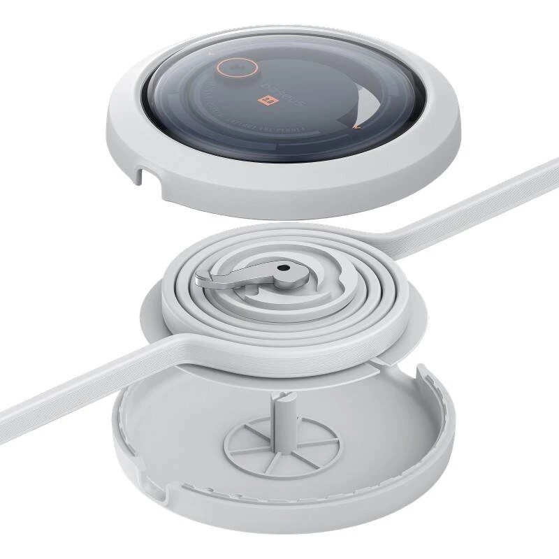 Ātrās uzlādes kabelis 3in1 Baseus Free2Draw USB-C uz USB-C/Lightning/Micro 100W, 1,1m (balts)