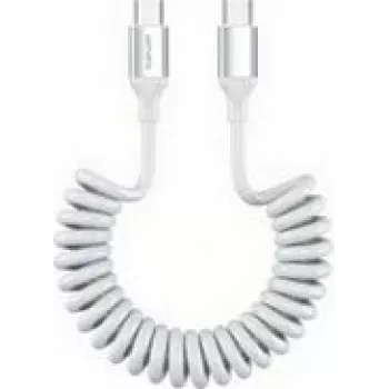 4smarts USB-C vītais kabelis 100W balts (4S541600)