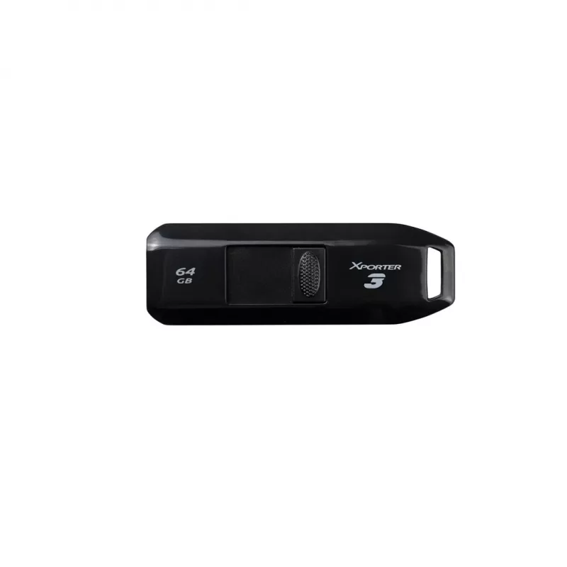 USB zibatmiņa PATRIOT Xporter 64GB USB Type-A 3.2 Gen 1 (bīdāma, melna, 80 MB/s)