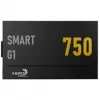 Barošanas bloks AEROCOOL Smart G1 750W, 80 PLUS Gold, ATX 3.1, PCIe 5.1, melns