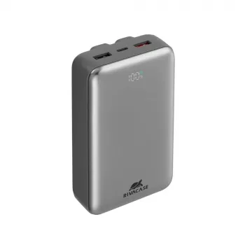 Ārējais akumulators Rivacase VA2612 — 20000mAh pārnēsājams USB lādētājs ar vairākiem USB portiem