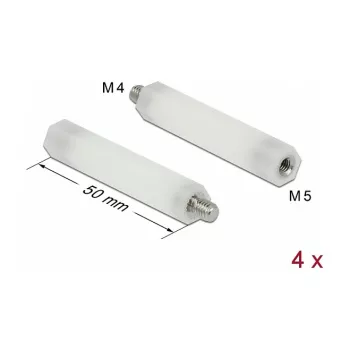 Montāžas komplekts DeLOCK 60241 dabīga plastmasa