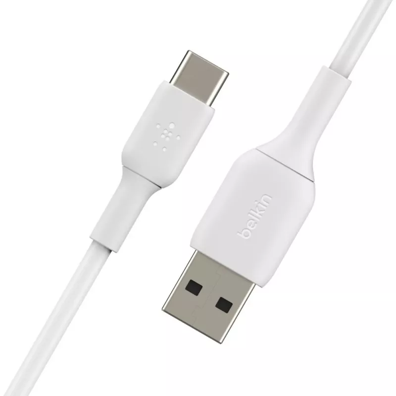USB kabelis Belkin CAB001BT3MWH 3 m USB A USB C Balts