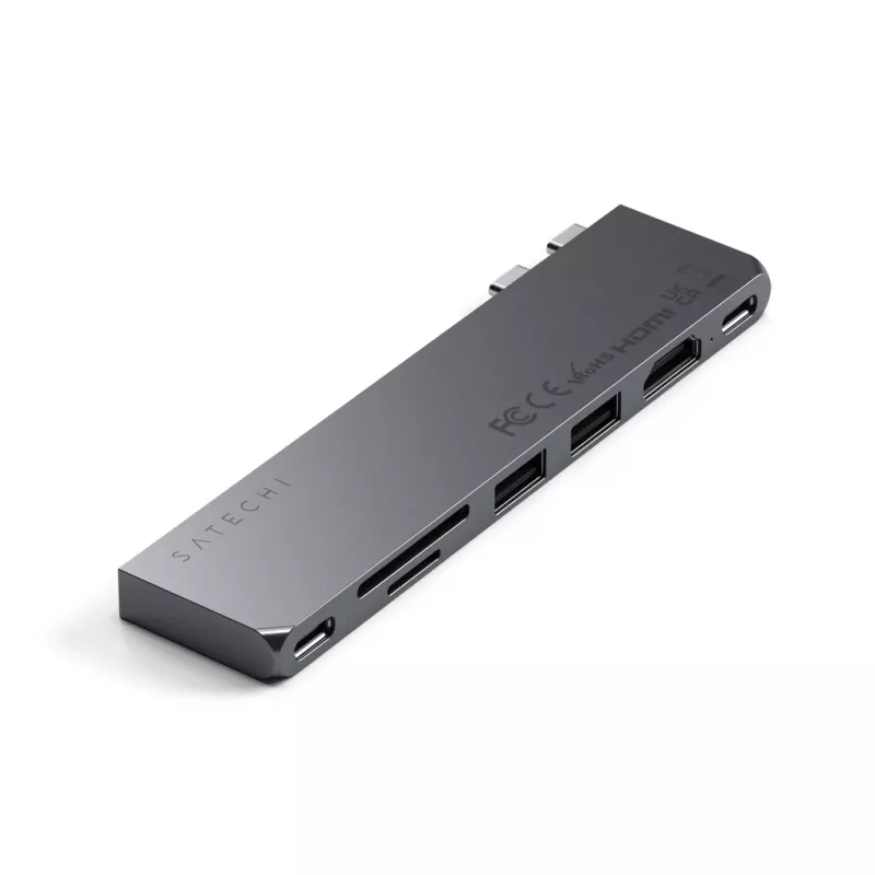 Satechi Type-C Pro Hub plāns - Space Gray